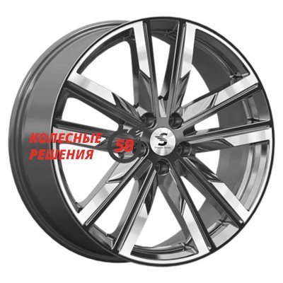 Premium Series КР014 (Murano) Diamond Gloss Graphite 8x20/5x114.3 D66.1 ET45  