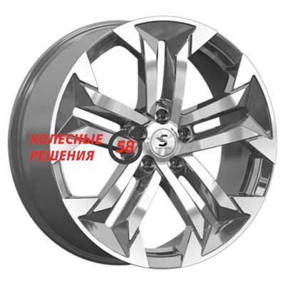 Premium Series КР015 (Jetour Dashing) Diamond Gloss Graphite 7.5x19/5x108 D60.1 ET38  