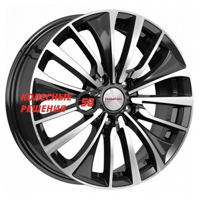 K&K Flanker-оригинал (КС905) Алмаз черный 6.5x17/4x100 D60.1 ET41  