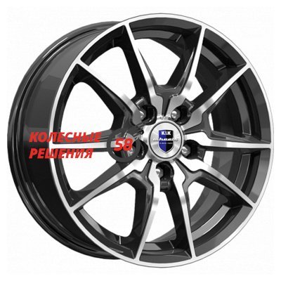 K&K Адамар (КС886) Алмаз черный 6.5x16/5x114.3 D67.1 ET38  