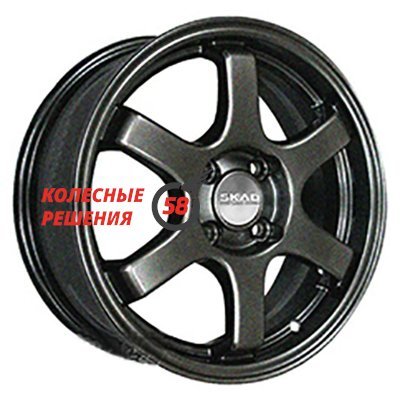 СКАД Киото (КЛ249) Графит 6x15/4x100 D60.1 ET40  