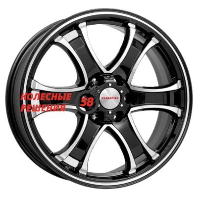 K&K Балеар-оригинал (КС727) Алмаз черный 7.5x18/6x139.7 D100.1 ET33  