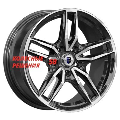 K&K Бартон (КС1110) Алмаз черный 8x17/5x114.3 D60.1 ET35  