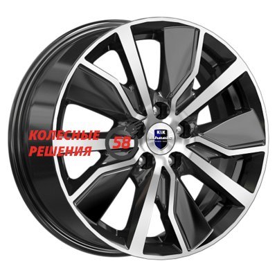 K&K Гамбит (КС961) Алмаз черный 6.5x16/5x114.3 D60.1 ET50  