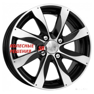 K&K Джемини-оригинал (КС617) Алмаз черный 6x15/4x114.3 D56.6 ET44  