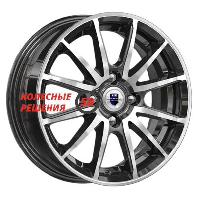 K&K Квант (КС960) Алмаз черный 5.5x14/4x100 D60.1 ET38  