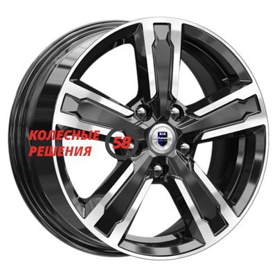 K&K Оклахома (КС998) Алмаз черный 6.5x16/5x114.3 D67.1 ET43  