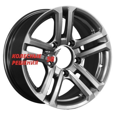 K&K Палладика (КС591М) Дарк платинум 7x16/5x139.7 D98 ET5  