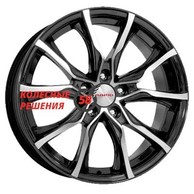 K&K Твист (КС697М) Алмаз черный 7.5x17/5x112 D66.6 ET37  