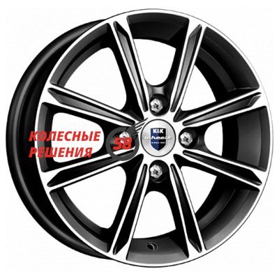 K&K Флэш (КС698) Алмаз черный 5x14/4x98 D58.5 ET35  