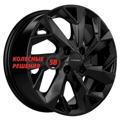Khomen Wheels KHW1402 Black 5.5x14/4x98 D58.5 ET35  