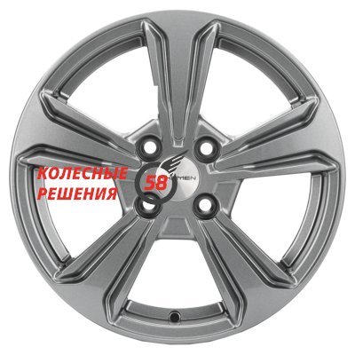 Khomen Wheels KHW1502 (Solano) Gray 6x15/4x100 D54.1 ET45  