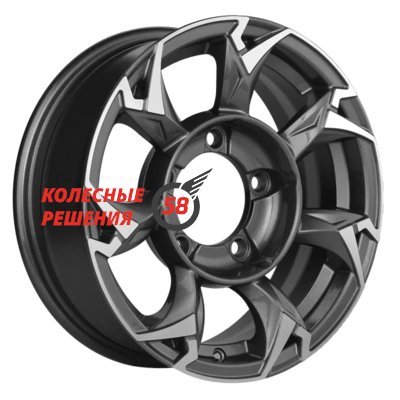 Khomen Wheels KHW1505 (Lada NIVA 4x4) Gray-FP 5.5x15/5x139.7 D98.5 ET5  