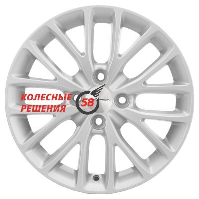 Khomen Wheels KHW1506 (Rio/Solaris) F-Silver 6x15/4x100 D54.1 ET46  