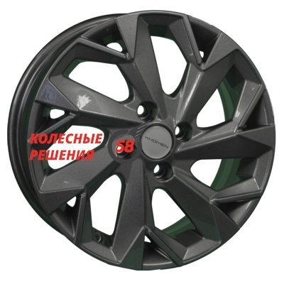 Khomen Wheels KHW1508 (Lada Granta) Gray 6x15/4x98 D58.6 ET35  