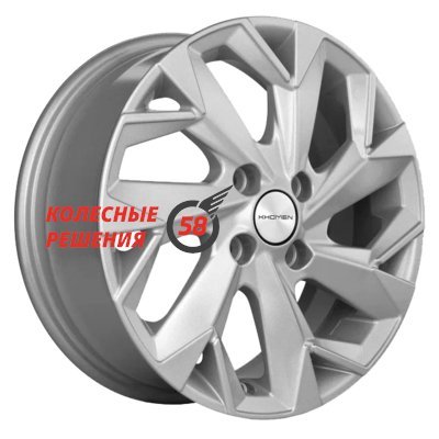 Khomen Wheels KHW1508 (Lada Granta) F-Silver 6x15/4x98 D58.6 ET35  