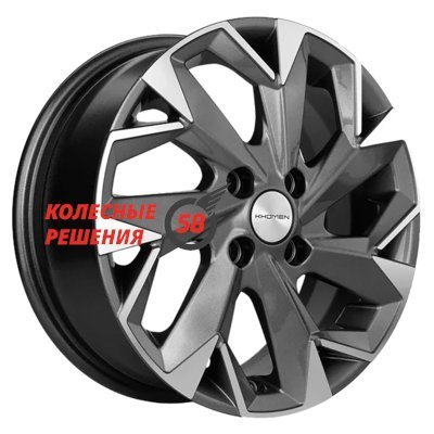 Khomen Wheels KHW1508 (Logan/Sandero) Gray-FP 6x15/4x100 D60.1 ET40  