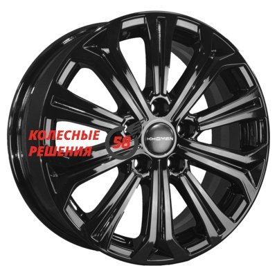 Khomen Wheels KHW1610 (Chery Tiggo 3/Tiggo 3 Pro) Black 6.5x16/5x108 D60.1 ET45  