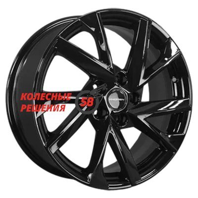 Khomen Wheels KHW1714 (Jac/Москвич 3) Black 7x17/5x108 D54.1 ET40  