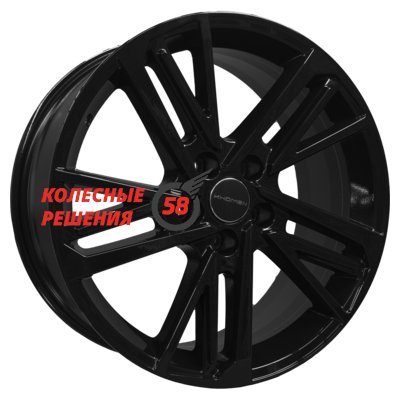 Khomen Wheels KHW1815 (Haval F7/F7x) Black 8x18/5x114.3 D64.1 ET40  