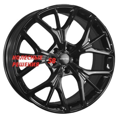 Khomen Wheels KHW2012 (FAW Bestune T99) Black 8x20/5x114.3 D67.1 ET45  