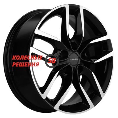 Khomen Wheels KHW1708 (Haval F7/F7x) Black-FP 6.5x17/5x114.3 D64.1 ET40  