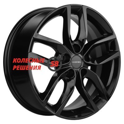 Khomen Wheels KHW1708 (Hyundai Creta) Black 6.5x17/5x114.3 D67.1 ET49  