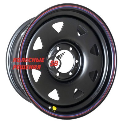 Off-Road Wheels Тойота Ниссан (треуг. мелкий) Черный 8x17/6x139.7 D110 ET25  