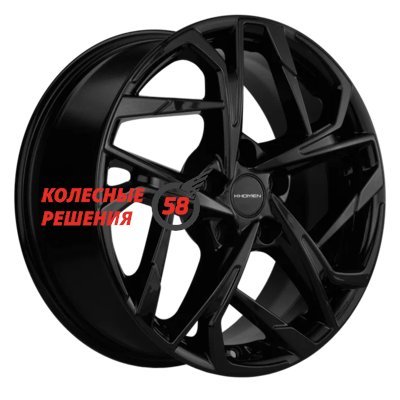Khomen Wheels KHW1716 (Jac/Москвич 3) Black 7x17/5x108 D54.1 ET40  