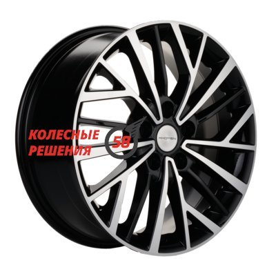 Khomen Wheels KHW1717 (Chery Tiggo 3/Tiggo 3 Pro) Black-FP 7x17/5x108 D60.1 ET45  
