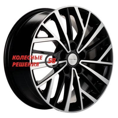 Khomen Wheels KHW1717 (Ford C-Max) Black-FP 7x17/5x108 D63.35 ET50  