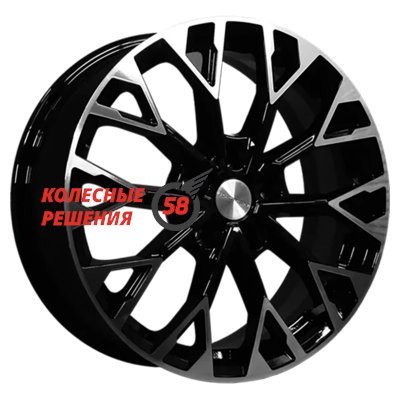 Khomen Wheels KHW1718 (Jolion) Black-FP 7x17/5x114.3 D66.5 ET37  