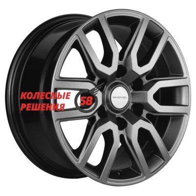 Khomen Wheels KHW1723 (Tank 300) Gray 8x17/6x139.7 D100.1 ET36  