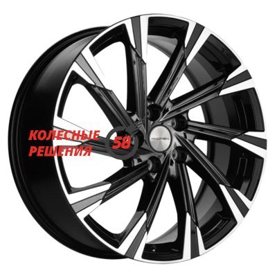 Khomen Wheels KHW1901 (Chery Tiggo 8) Black-FP 7.5x19/5x108 D60.1 ET47  