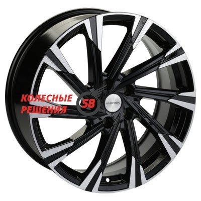 Khomen Wheels KHW1901 (NX/Rav4) Black-FP 7.5x19/5x114.3 D60.1 ET39  