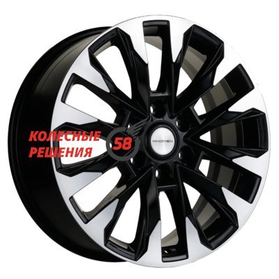Khomen Wheels KHW2010 (Tank 300/500) Black-FP 8x20/6x139.7 D100.1 ET36  
