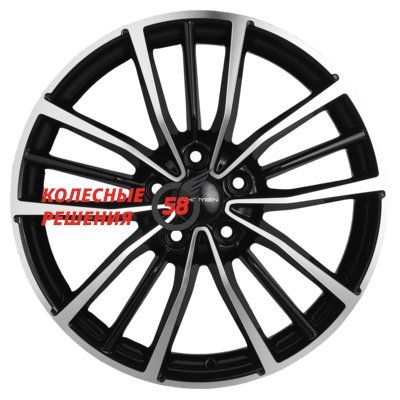 Khomen Wheels KHW2012 (Zeekr 001) Black-FP 8x20/5x108 D63.4 ET40  