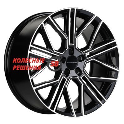 Khomen Wheels KHW2101 (Tesla) Black-FP 9.5x21/5x114.3 D64.1 ET40  