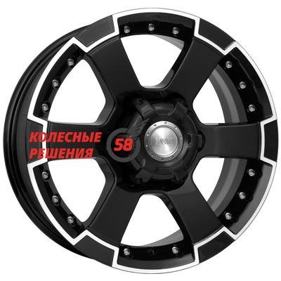 K&K M56-оригинал (КС593) Алмаз черный 7x16/6x139.7 D67.1 ET38  