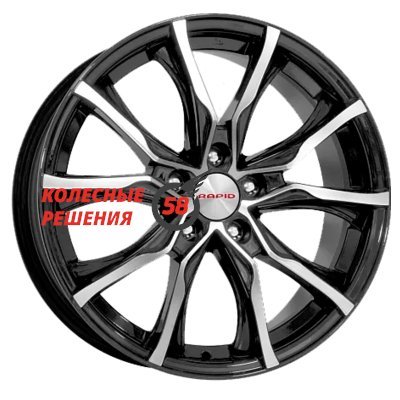 K&K Твист-оригинал (КС697М) Алмаз черный 7.5x17/5x112 D66.6 ET47  