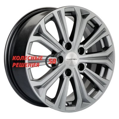 Khomen Wheels KHW1610 (Focus) G-Silver 6.5x16/5x108 D63.3 ET50  