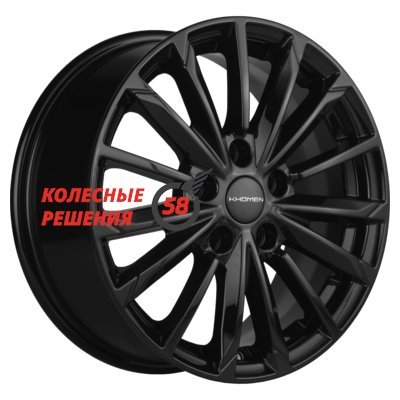 Khomen Wheels KHW1611 (DFM 580) Black 6.5x16/5x110 D67.1 ET45  