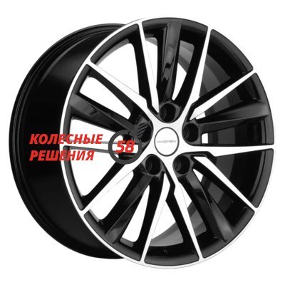 Khomen Wheels KHW1807 (Chery Tiggo 8/8 Pro) Black-FP 8x18/5x108 D60.1 ET47  