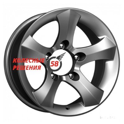 K&K Айсберг (КС662) Дарк платинум 8x16/5x139.7 D110.1 ET-20  