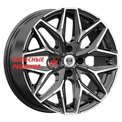 K&K Ариус (КС1187) Алмаз черный 7x17/5x112 D57.1 ET40  