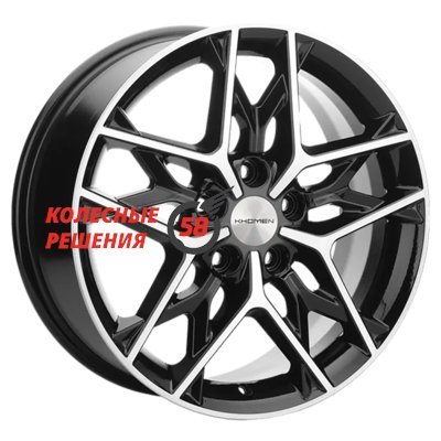 Khomen Wheels KHW1709 (Evolute i-Joy) Black-FP 7x17/5x110 D67.1 ET40  