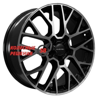 Khomen Wheels KHW1818 (Karoq) Black-FP 7x18/5x112 D57.1 ET45  