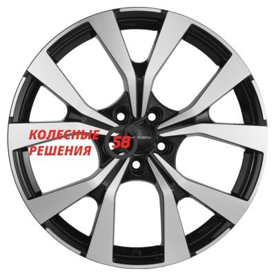 Khomen Wheels KHW1906 (Kia Sportage) Black-FP 7x19/5x114.3 D67.1 ET51  