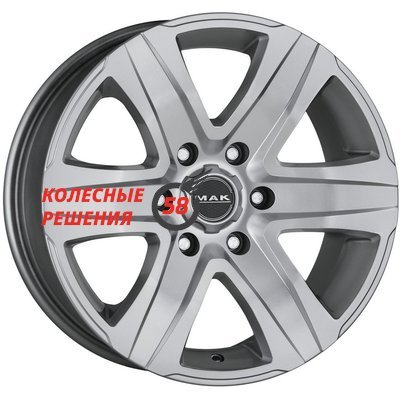 MAK Stone 6 Silver 8.5x20/6x139.7 D100.1 ET30  